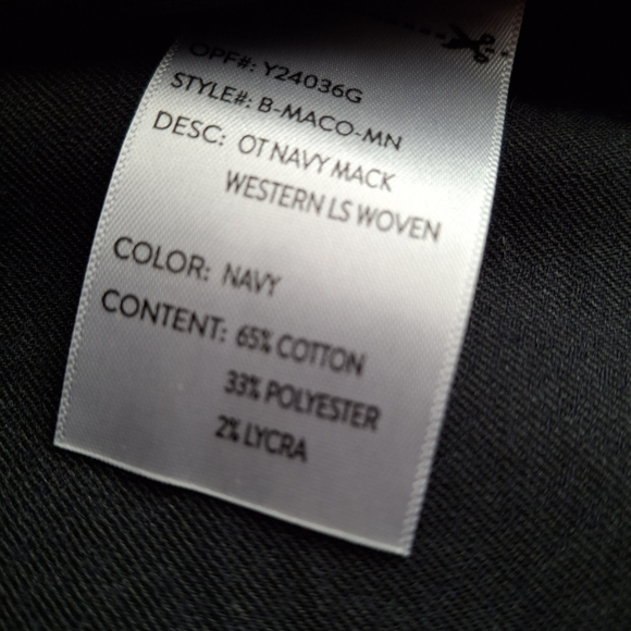 Outlander Classic Black Long Sleeve Men's Shirt - Size XL - Picture 7 of 9